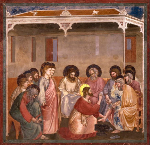 ジョット 弟子の足を洗うキリスト